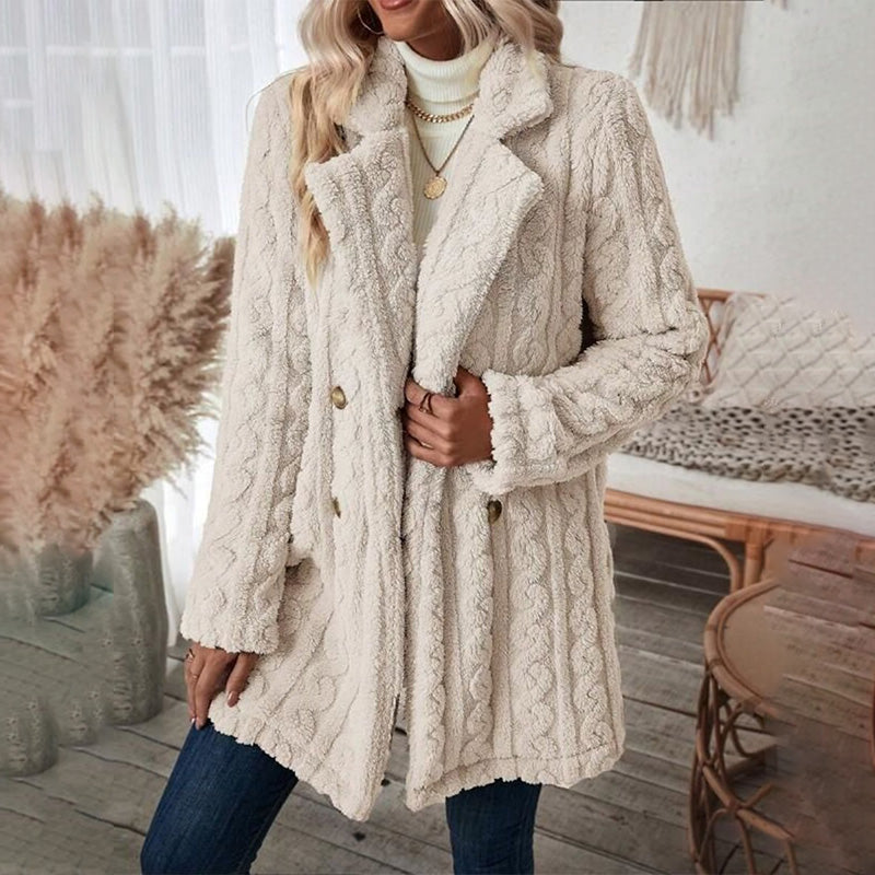 Es wird im Akkord weggeschnappt – zögern Sie nicht! Gift Choice - Winddichter warmer Doppelrecher Mantel für Damen