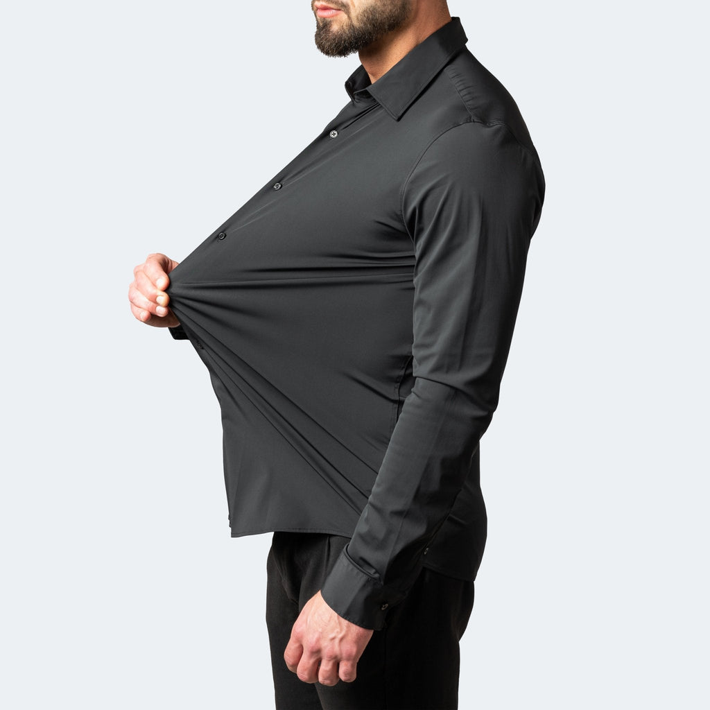 Herren-Businesshemd Slim Fit elegant formell