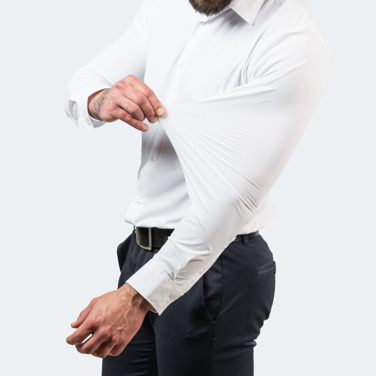 Herren Businesshemd Slim Fit Elegant Formell