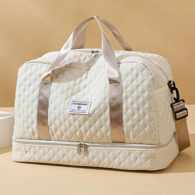 Sac de sport Weekender pour femme et homme, loisirs avec compartiment à chaussures