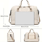 Sac de sport Weekender pour femme et homme, loisirs avec compartiment à chaussures